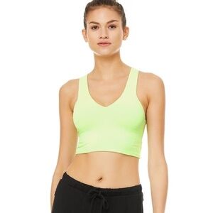 Alo Yoga Wellness Bra Green Apple S NWOT